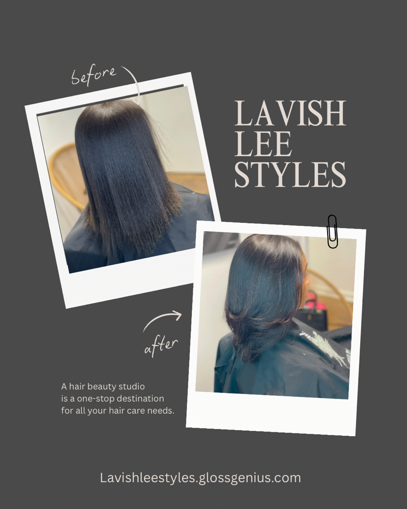 Silk Press + Trim (OCTOBER SPECIAL)