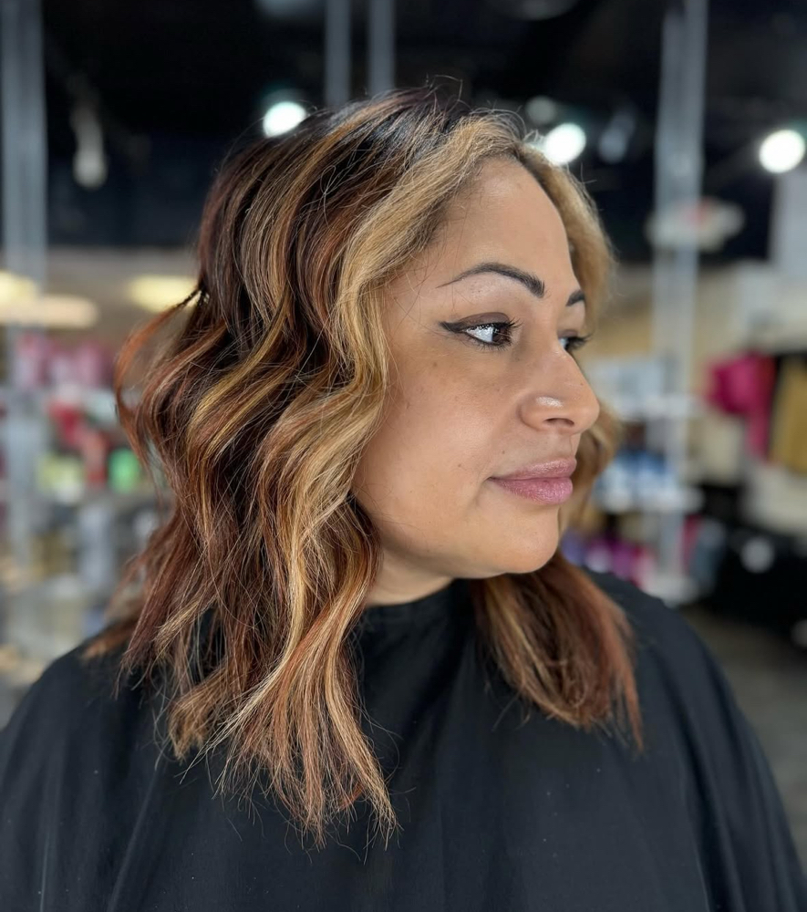 Face Framing Highlights
