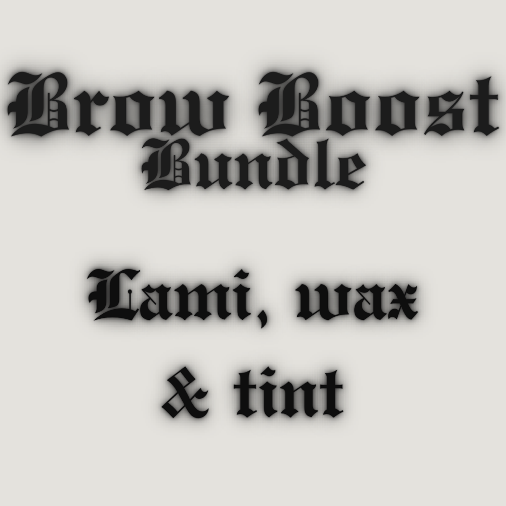 Brow Boost Bundle (lami, wax & tint)