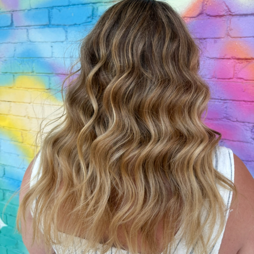 Partial highlight/balayage at Logan Ford Hair in Los Angeles, CA