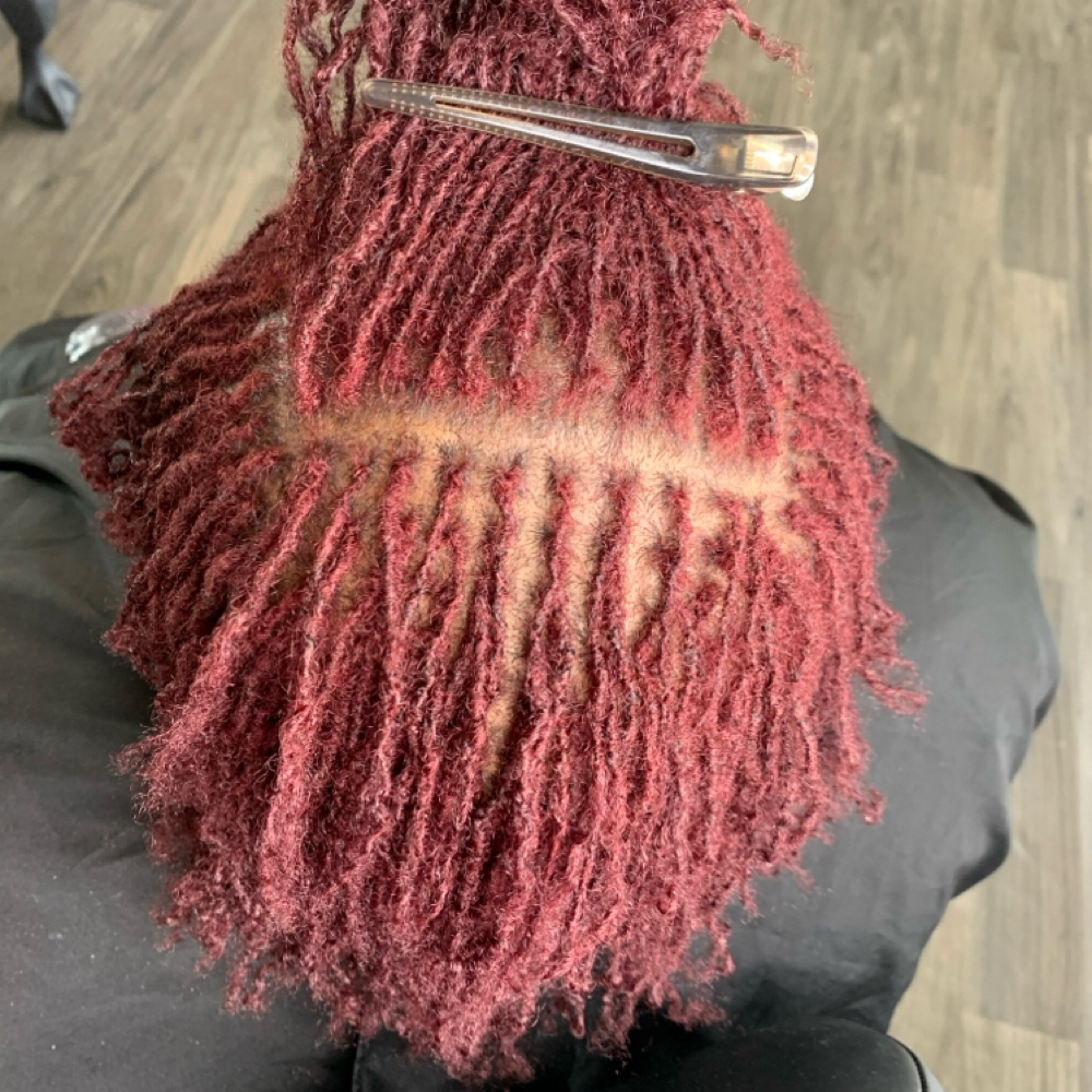 Sister Lock Retight 4-5 Weeks at Signatures Loc Studio in Fort Mill, SC
