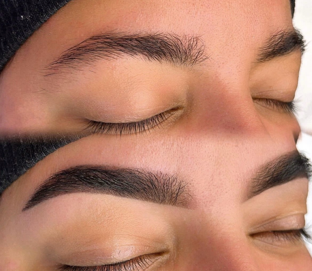 Brows Shaping with Henna