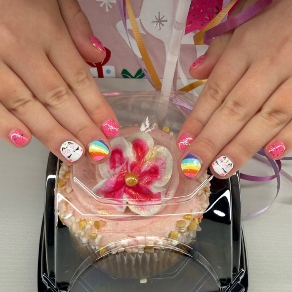 Tiny Tips Manicure at ASE Nail Co. in Hurst, TX