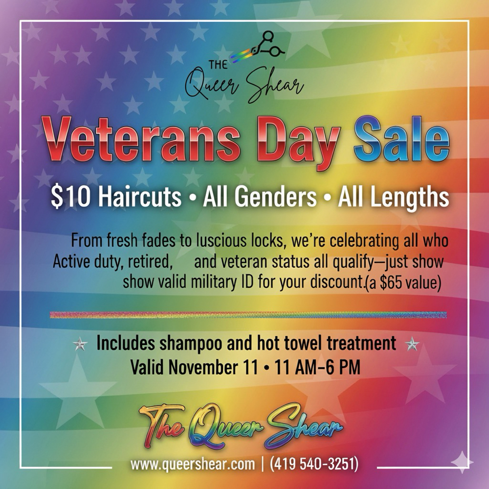 Veterans Day Cut ID REQUIRED