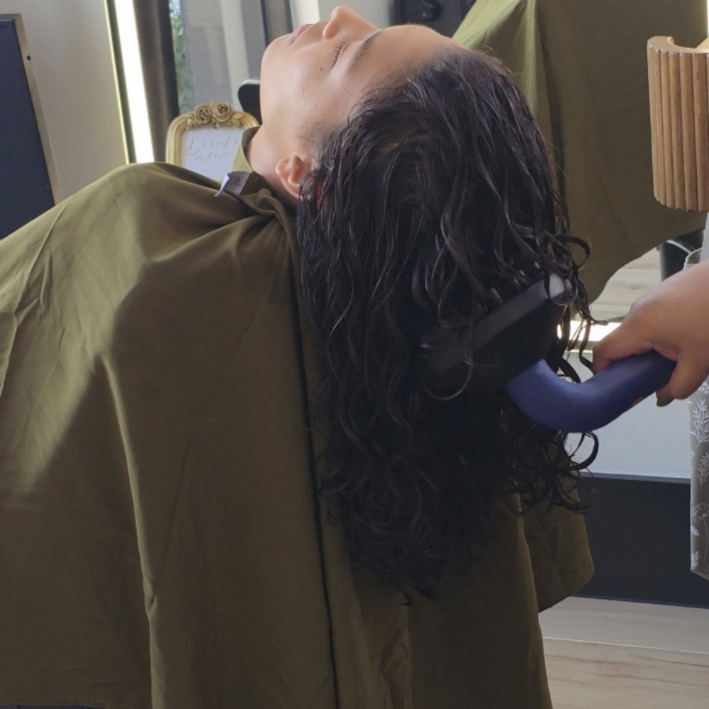 Deluxe Curly Cut at The Perfect Canvas Hair Salon in Katy, TX