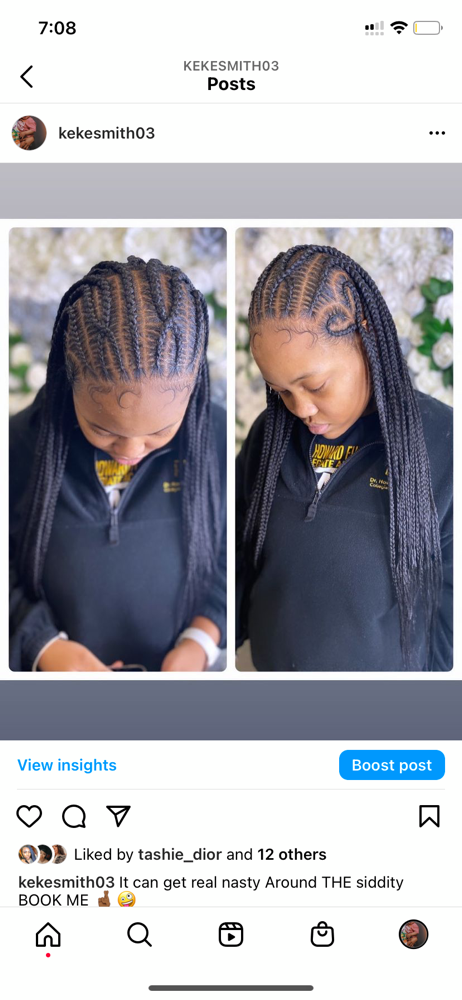 Stitch braid