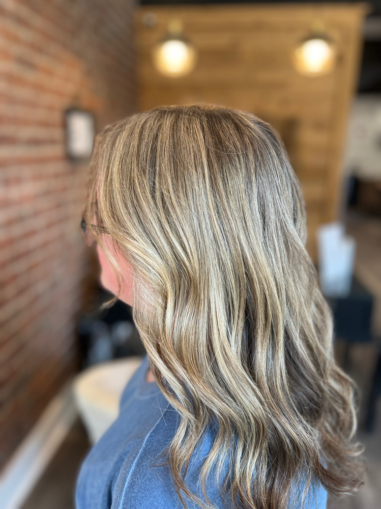 partial custom blonding
