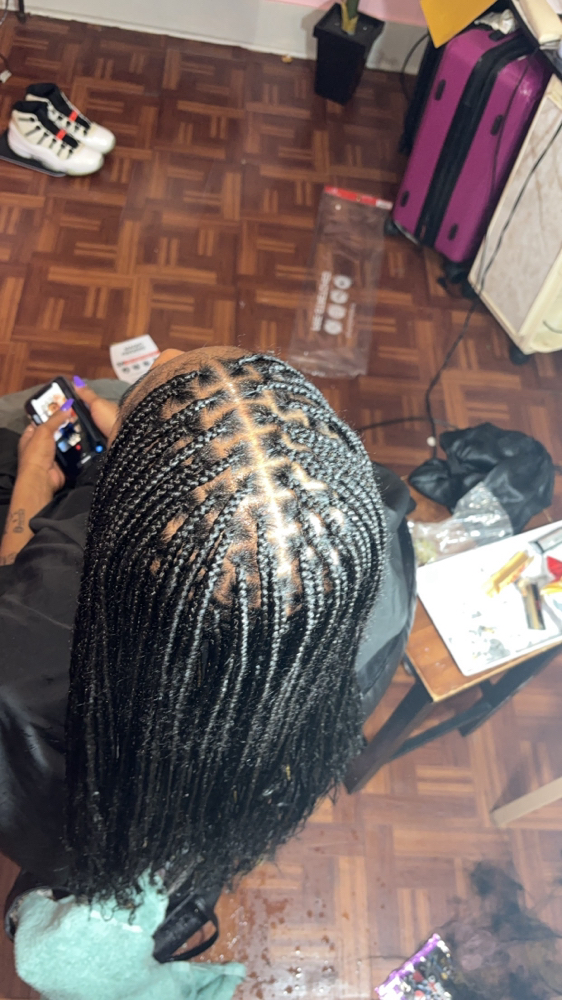Small Knotless at Aaliyah’s Creations in Manchester, NH