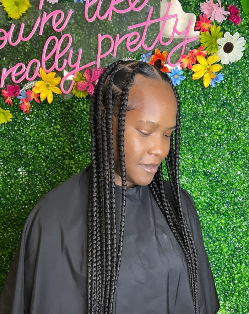 Large Knot-less Braids
