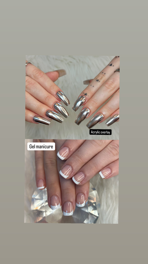 Manicures-Acrylic Overlays at Nailzwithkylie in Daytona Beach, FL
