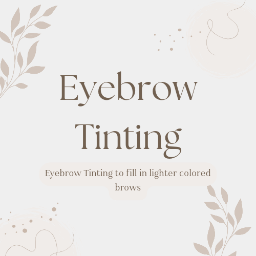 Eyebrow Tinting