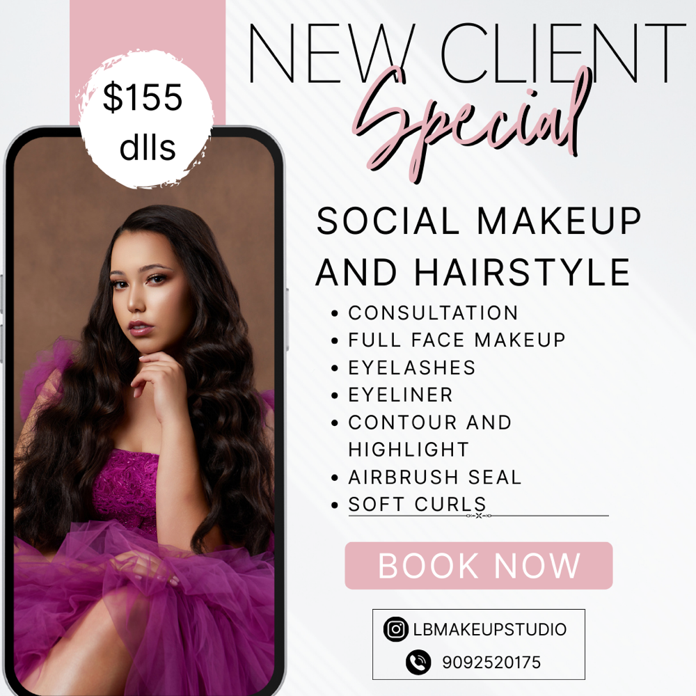 Social Glam (Makeup And Hairstyle)