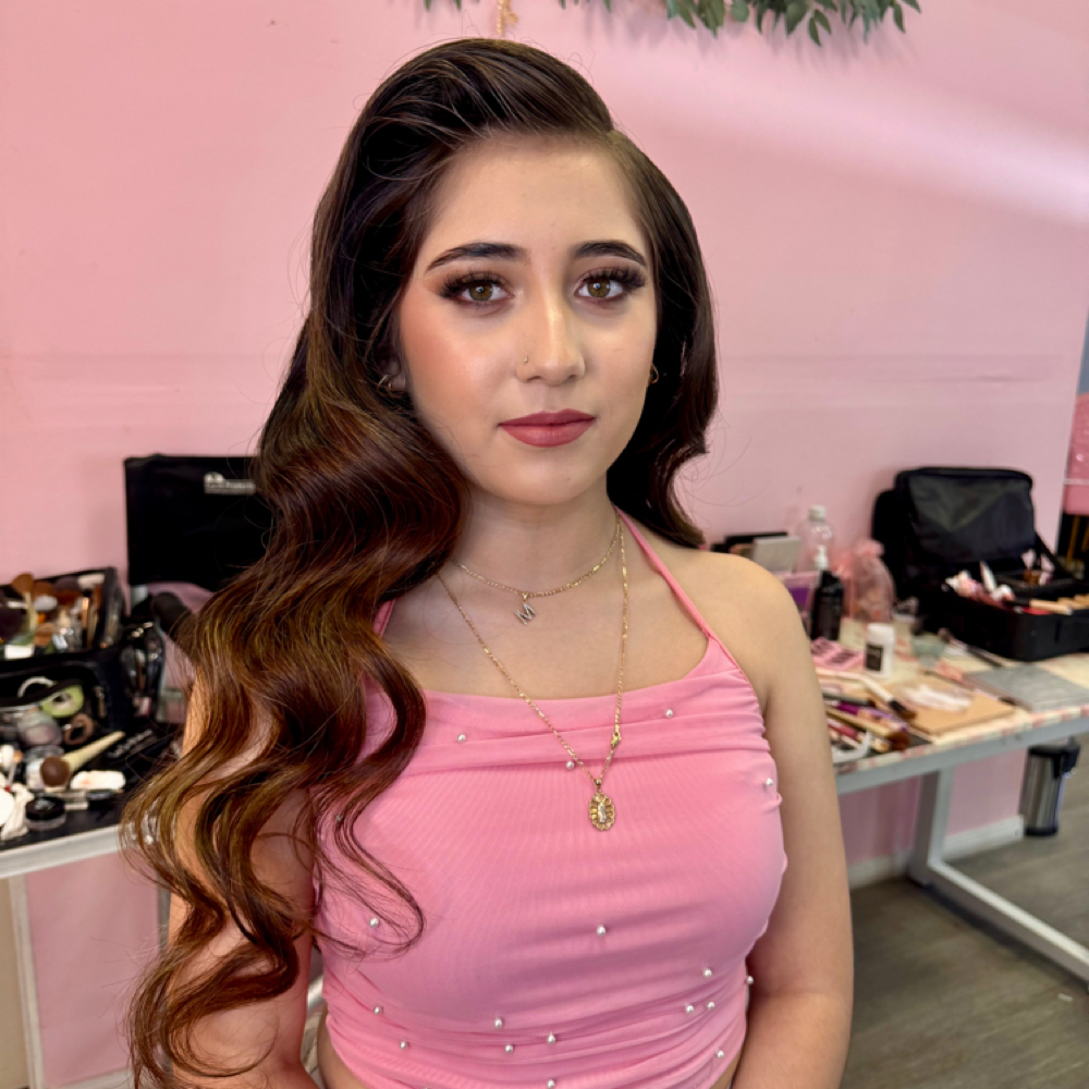 Social Glam (Makeup And Hairstyle) at LB Makeup Studio in San Bernardino, CA