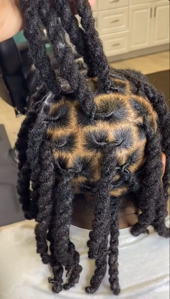 Kid’s Loc Retwist (up to 120 locs)