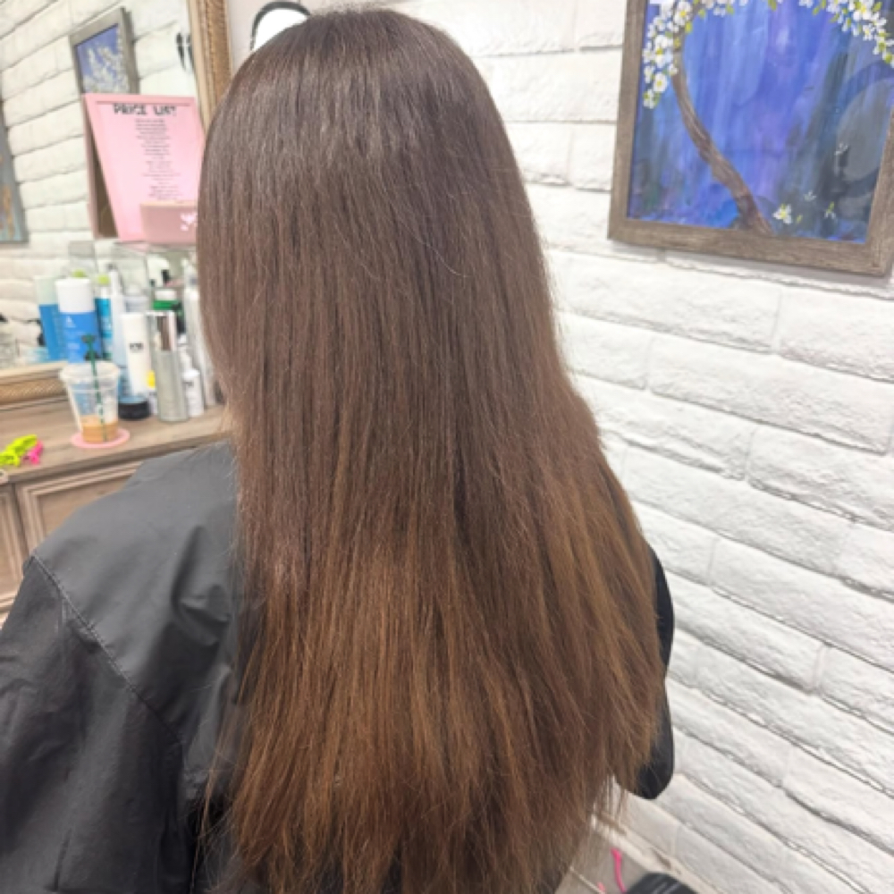 Hair Extension Re-instal W Wash&Cut at Tammy Corral in Fresno, CA