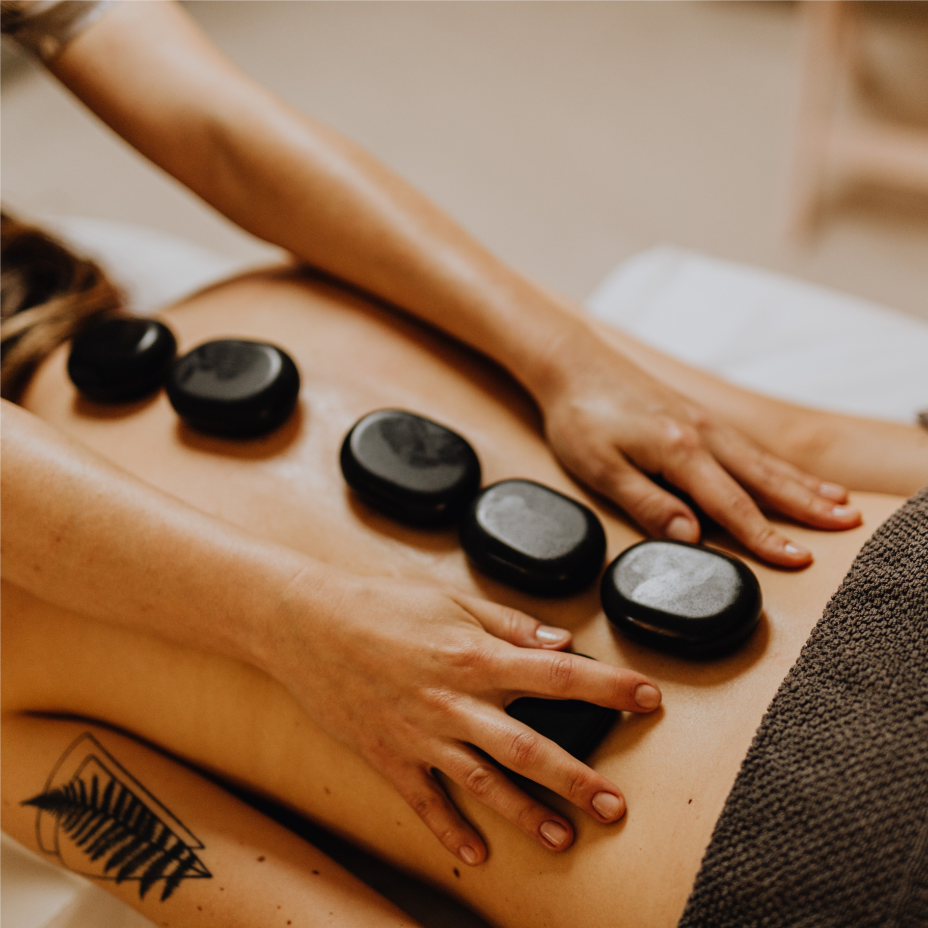 Hot Stone Massage at Anointed Rest Massage in Spokane, WA
