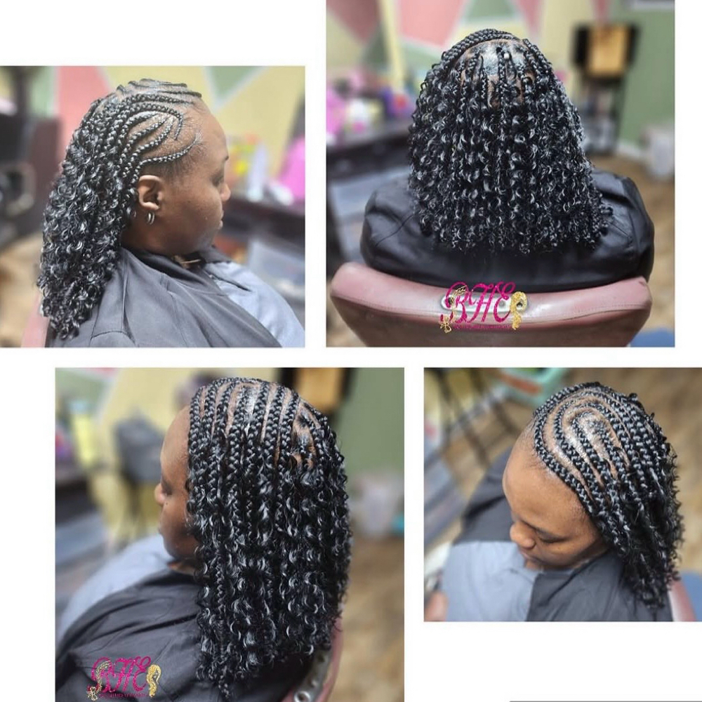 Feedins w Boho Bantu Knotless at Erica Sam in Opelousas, LA