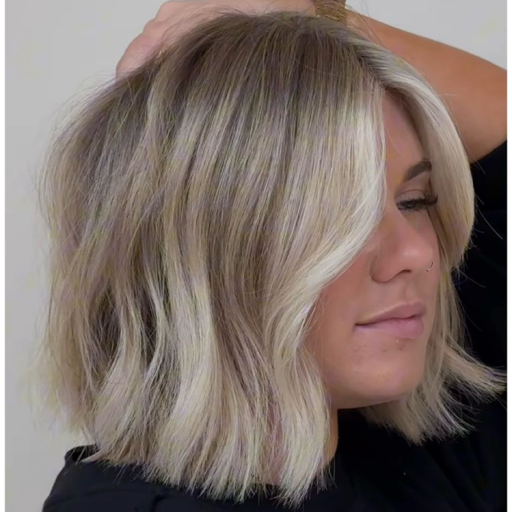 Wash Style (short Hair) at The Loft Salon in George West, TX