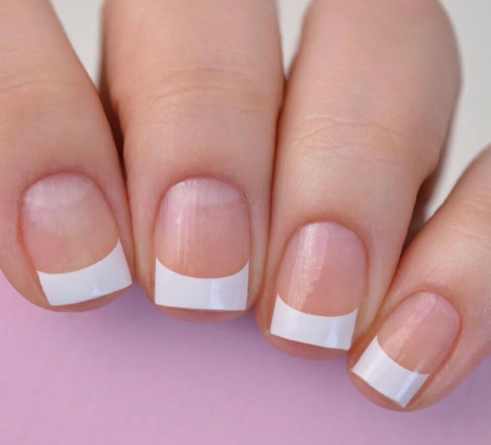 Classic French Short Square at Nails By Courtney Ann in Pleasanton, TX