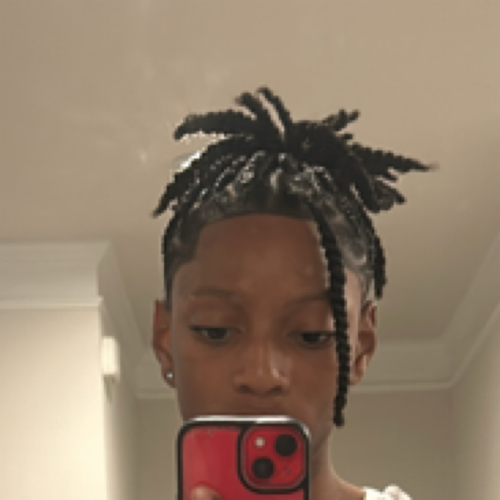 men’s regular two strand twist at braidsbyderri in atlanta, GA