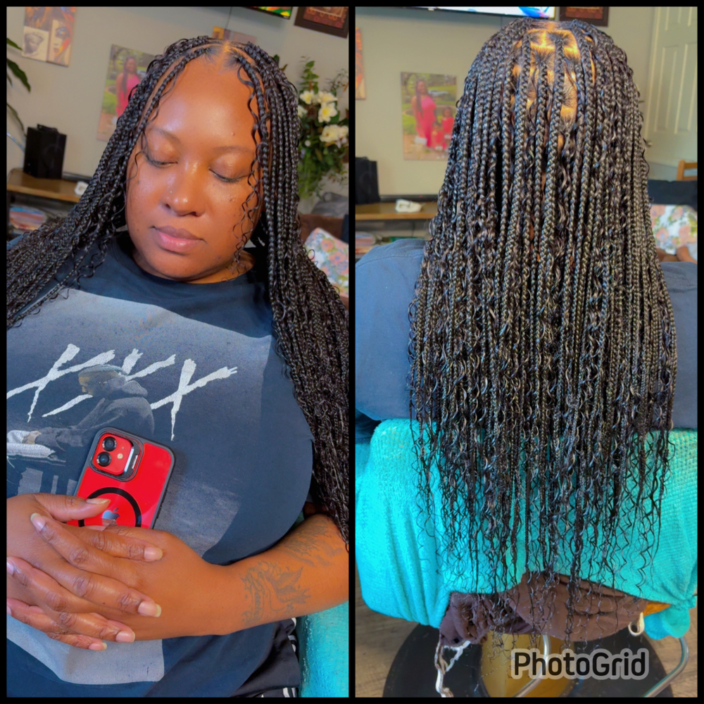 Medium Boho Knotless at Maree Braids in Laurel, MS