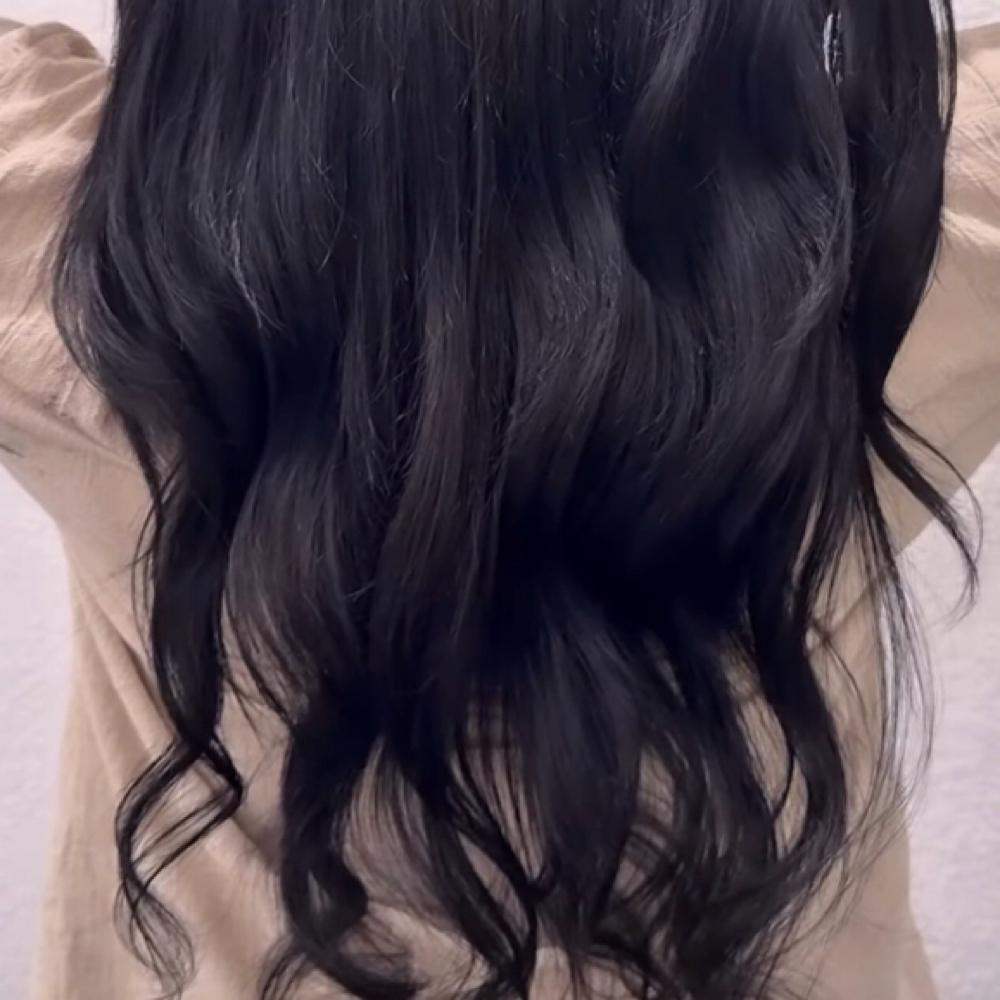 handtied weft installation at Lashed Out Beaut in guymon, OK
