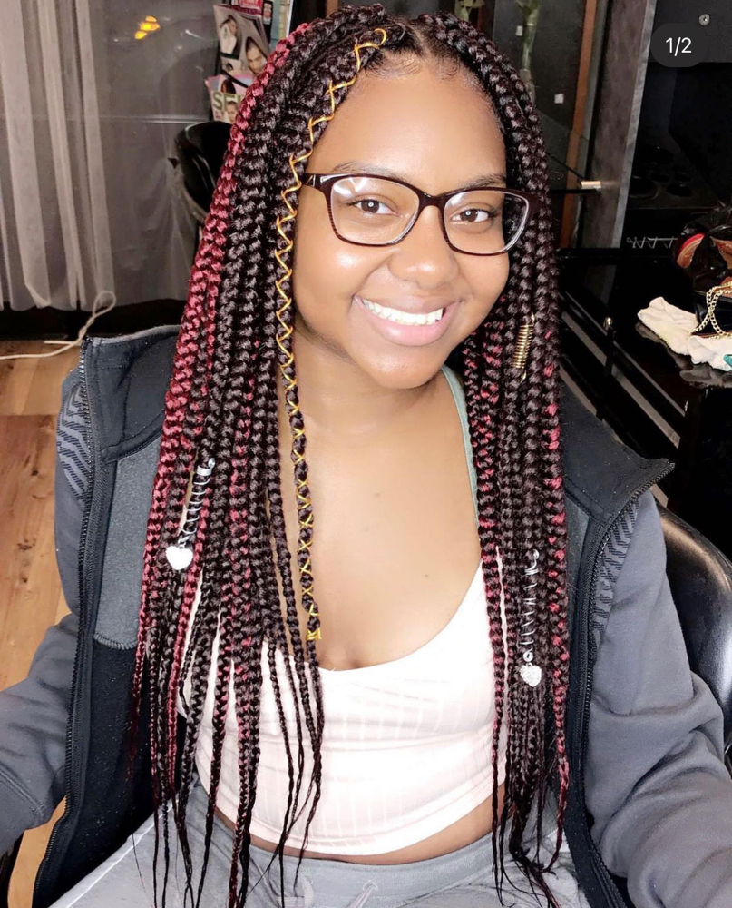 Box Braids (Smedium Size)