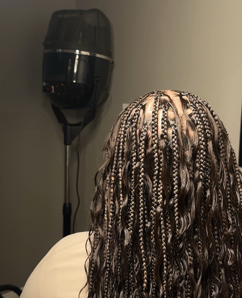 Smedium Boho Knotless Braids