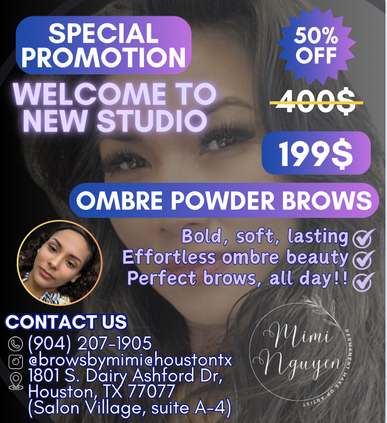New Studio Promotion: Ombre Brows