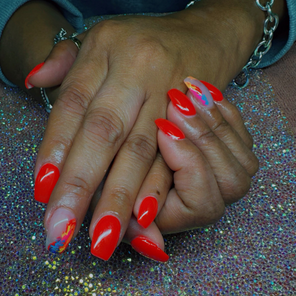 Manicure W/gel at CeCe’s Nails in Greensboro, NC