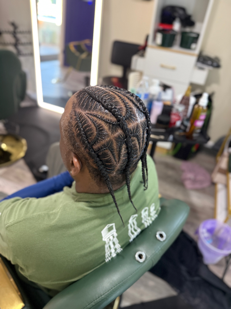 (Thick Hair) Men Braids