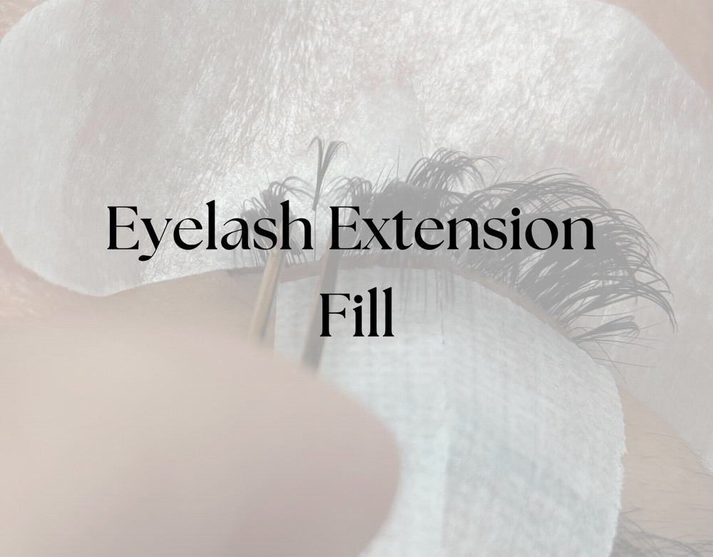 Eyelash Extensions - FILLS