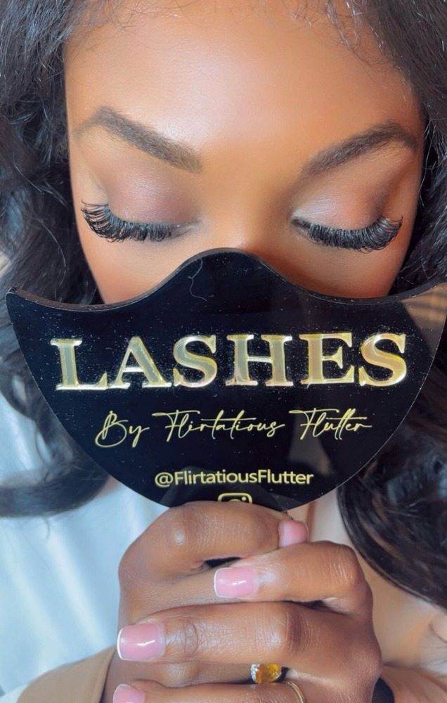 Dazzling Lash Set at Flirtatious Flutter Glamour Studio in Charlotte, NC