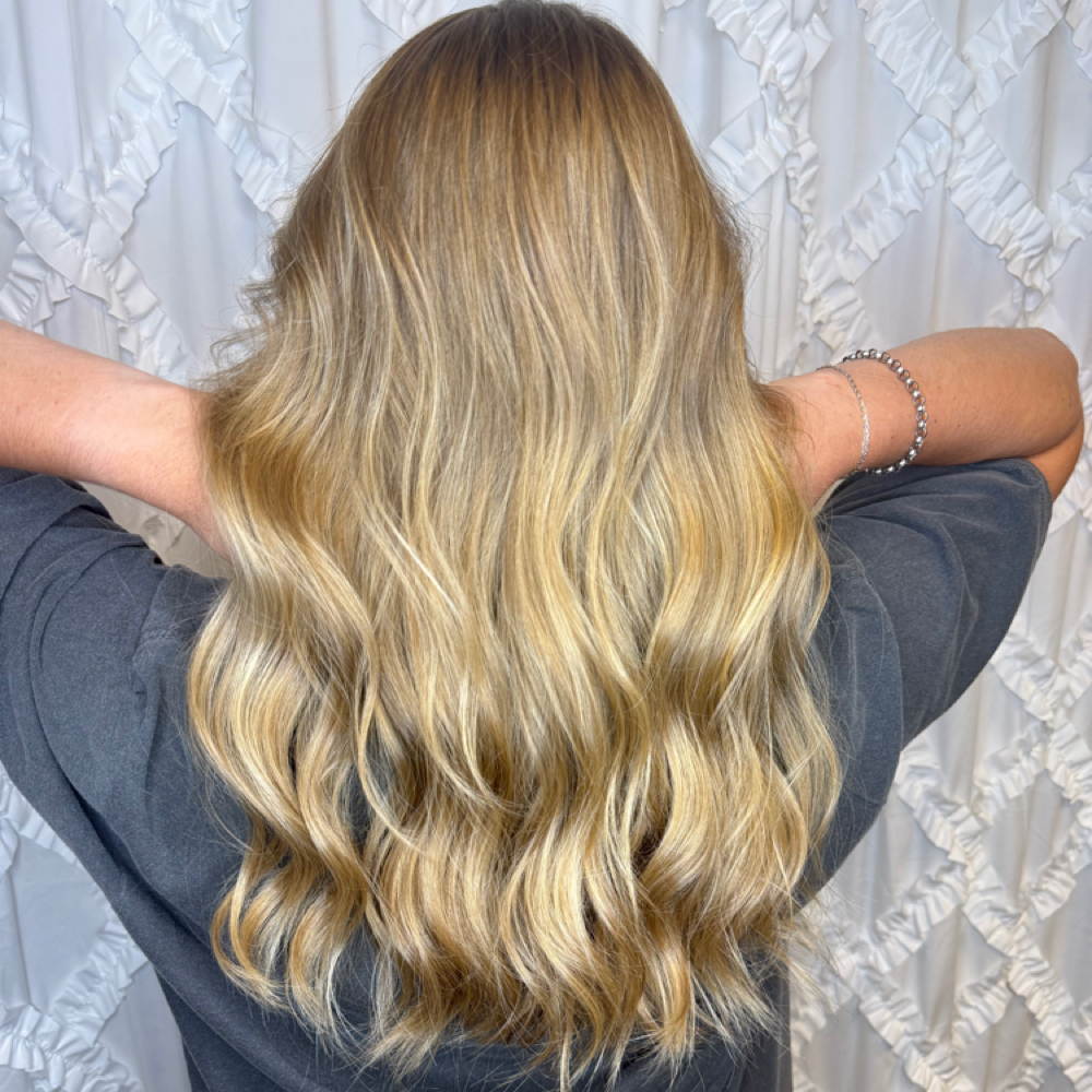 Partial Foil/Balayage, Toner & Cut at Hair Designs by Jessica in Cary, NC