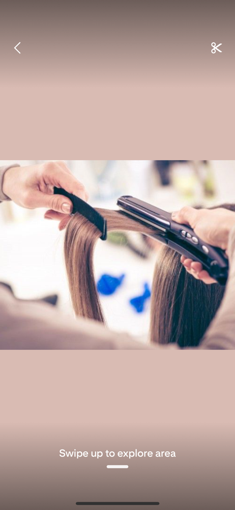 Flat-Iron/ Curl Service (no wash)