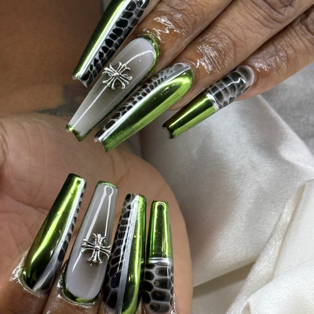Gel X Extra Long Fullset at The Beauty Collective in Des Moines, IA