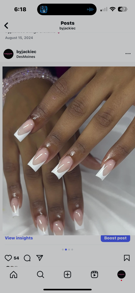 French Tips *Add On at Fairytale Beauty in Des Moines, IA