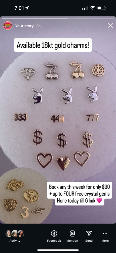18kt Gold Charm