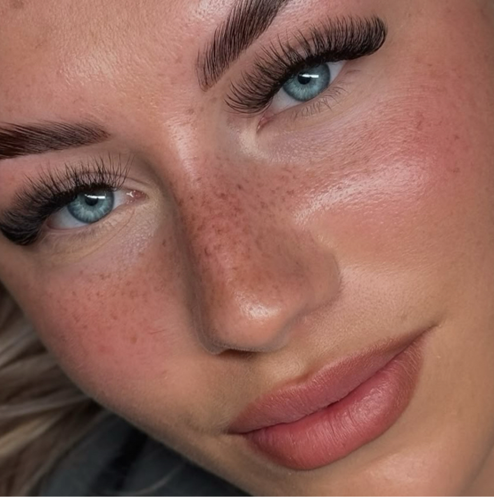 Semi Perm Face Freckles at Allelu Beauty & Ink Oregon in Salem, OR