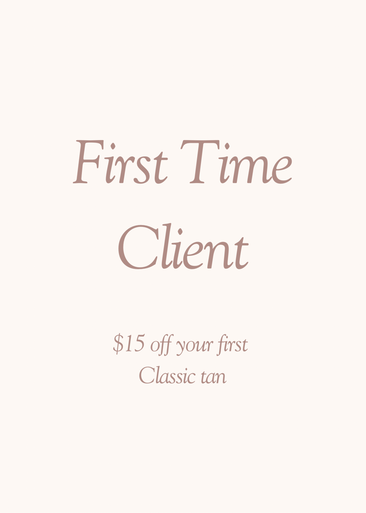 First Time Client at Bronzed by Arianna