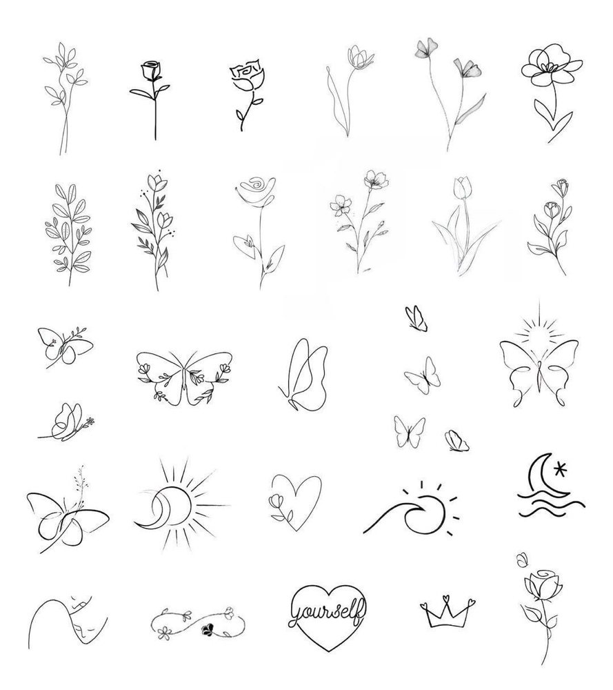 Fine Line Tiny Tattoos