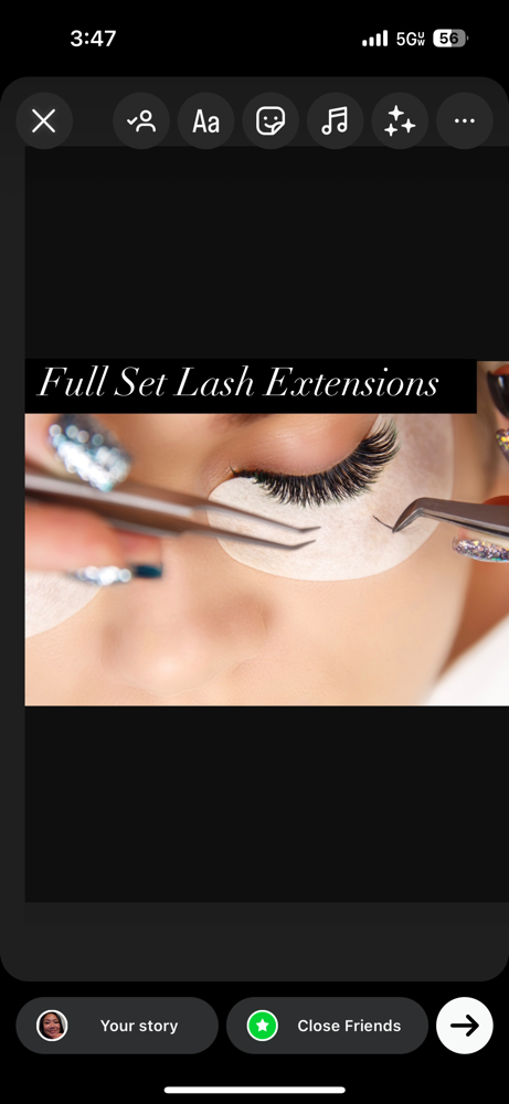 Lash Extensions Full Set