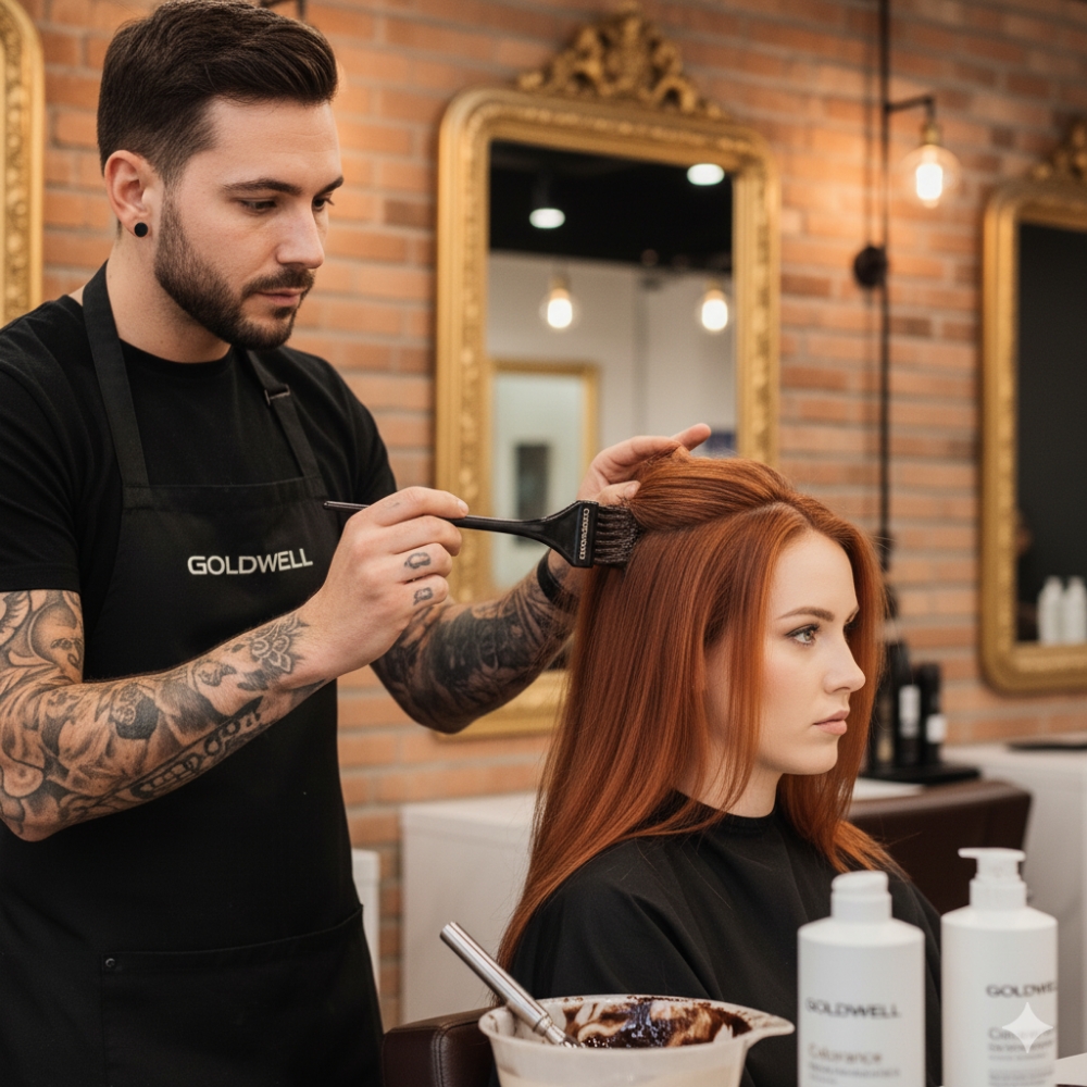 Root touch up at Fly Girl Salon in Bristol, PA