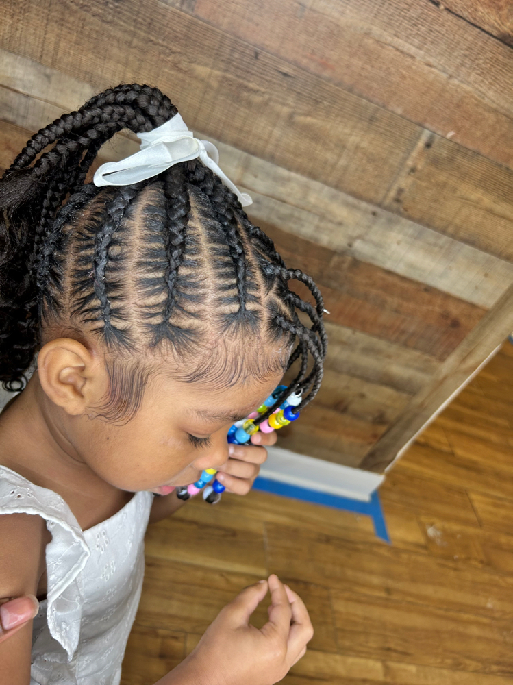 Kids Braided Ponytail