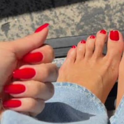 Russian Mani + Pedi combo at with love beauty bar in Brooklyn, NY