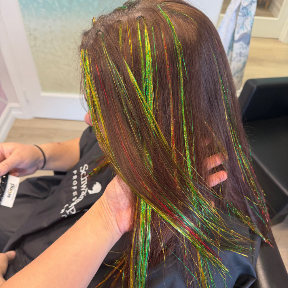 Tinsel! at LunarFlameHair in Palm Harbor, FL