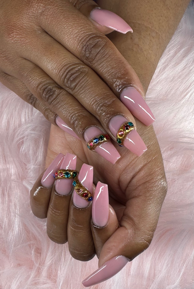 Gel-X Full Set, Medium Coffin