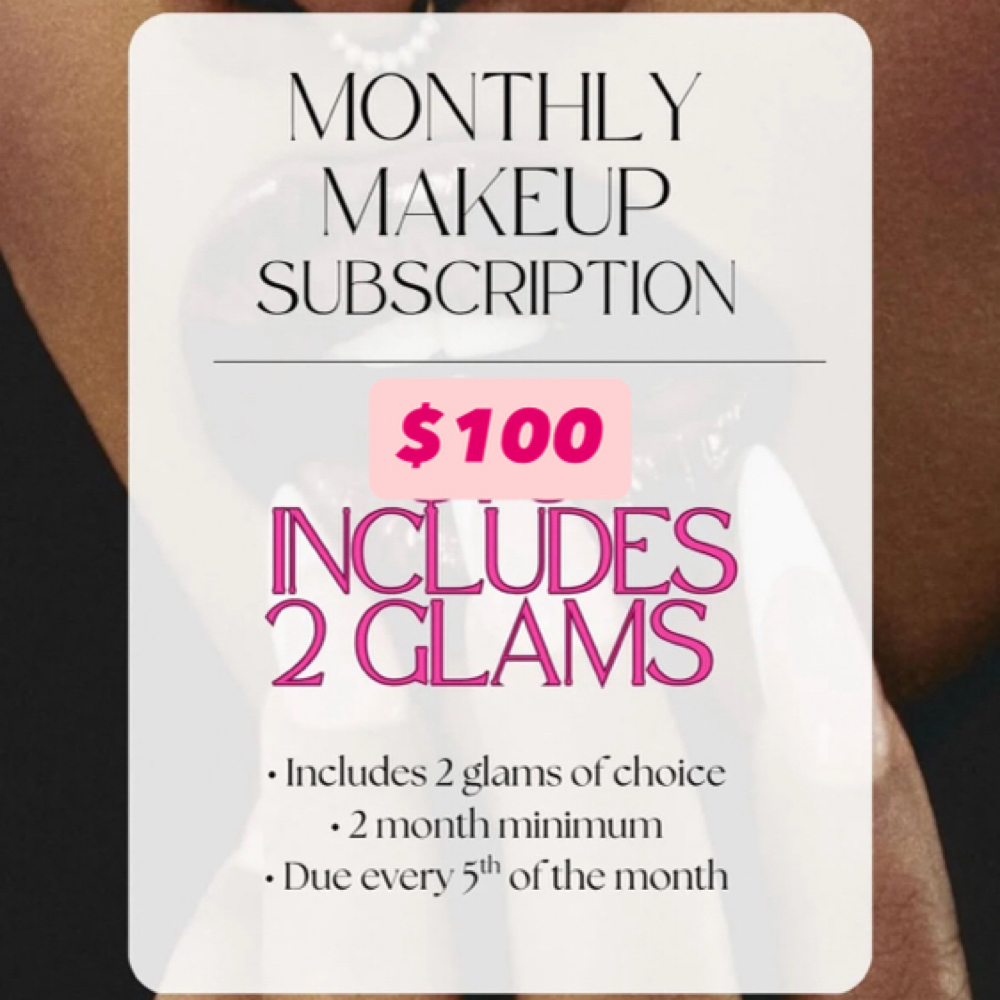 MAKEUP SUBSCRIPTION | 10 SPOTS ONLY at Destiny Nicole in Dallas, TX