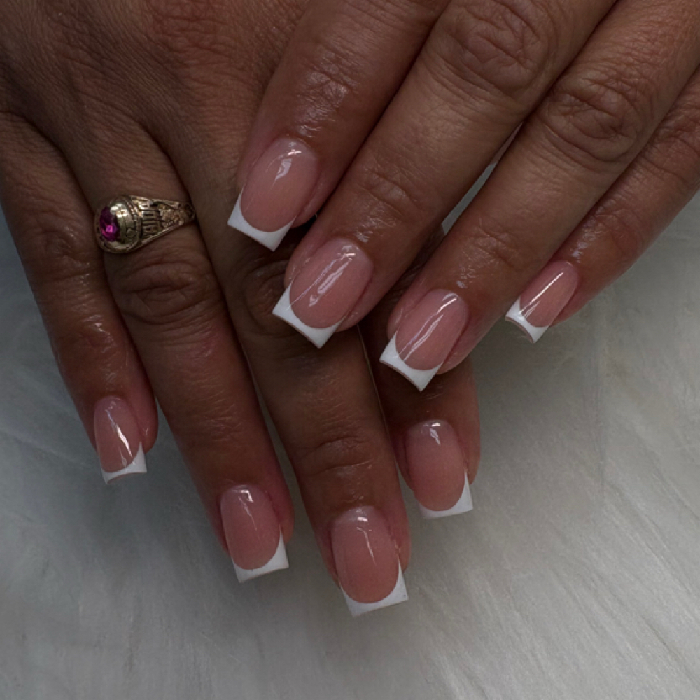 French at luxurynails_byjenny in Shelby, NC
