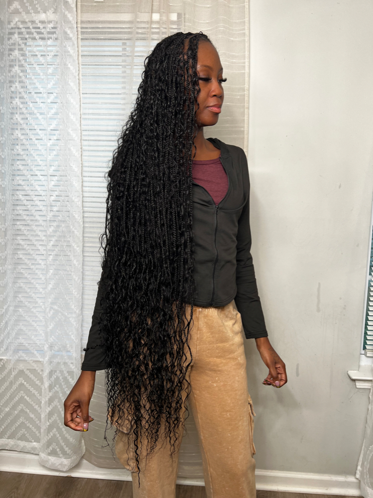BASIC BOHO THIGH LENGTH at Celia Braids in CHARLOTTE, NC